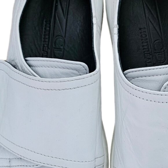 ZCD Montreal Senna slip-on leather sneakers white women's size 37 - Picture 8 of 13